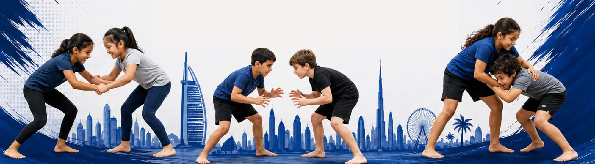 A Wrestling House session in progress